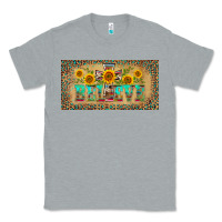 Heather Grey western believe leopard aztek license plate template Classic Tee - BarkalooDesign