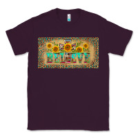 Plum western believe leopard aztek license plate template Classic Tee - BarkalooDesign