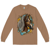 Toasted Coconut western tennessee horse Long Sleeve Tee - LillyAllenDesigns