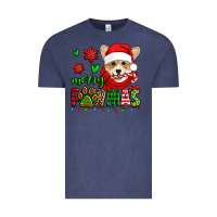 Vintage Denim merry pawmas christmas corgi Vintage Tee - Jasminsmagicworld