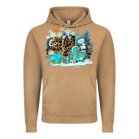 Vintage Camel winter hearts with snowmans Vintage Hoodie - AdoDesignShop