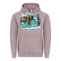 Vintage Zinc winter hearts with snowmans Vintage Hoodie - AdoDesignShop