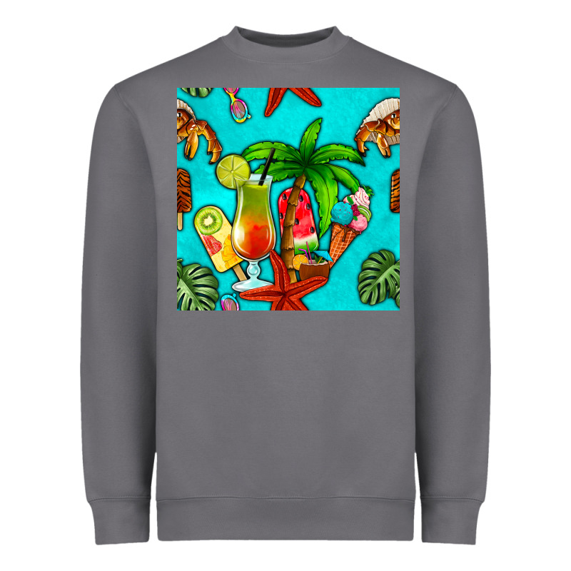 Summer Drinks And Ice Cream Heavyweight Sweatshirt by BundleAndBundleShop | Teevron