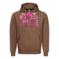 Chestnut kisses cowboys martinis Zipper Hoodie - NancyCooperArtShop