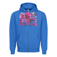 True Royal kisses cowboys martinis Zipper Hoodie - NancyCooperArtShop