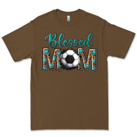 Cacao western blessed mom with soccer Premium Tee - texasbilliewilder