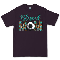 Plum western blessed mom with soccer Premium Tee - texasbilliewilder