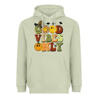 Matcha halloween good vibes only Heavyweight Hoodie - BarkalooDesign