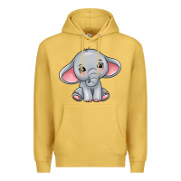 Antique Gold elephant Premium Hoodie - texasbilliewilder