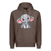 Coffee elephant Premium Hoodie - texasbilliewilder