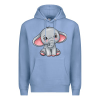 Colony Blue elephant Premium Hoodie - texasbilliewilder