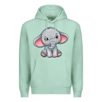 Seafoam elephant Premium Hoodie - texasbilliewilder