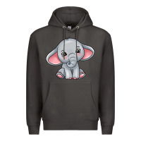 Smoke elephant Premium Hoodie - texasbilliewilder