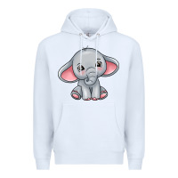 White elephant Premium Hoodie - texasbilliewilder