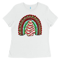 White little debbie tree cakes rainbow Ladies Tee - JahusDesignShop