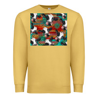 Antique Gold holstein cows with gemstone Premium Sweatshirt - BarkalooDesign