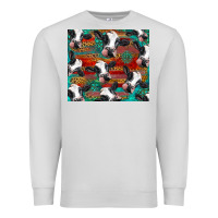 Dove Grey holstein cows with gemstone Premium Sweatshirt - BarkalooDesign
