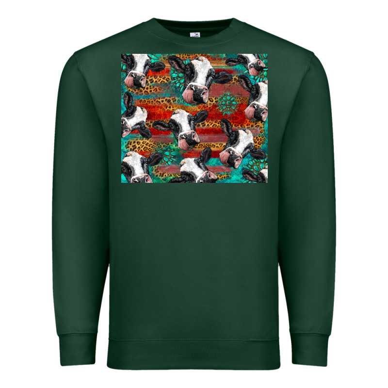 Holstein Cows With Gemstone Premium Sweatshirt by BarkalooDesign | Teevron