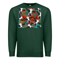 Sports Green holstein cows with gemstone Premium Sweatshirt - BarkalooDesign