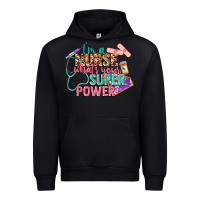 Black I'm a Nurse what's your superpower Urban Hoodie - CowGirlArtShop