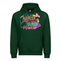 Forest Green I'm a Nurse what's your superpower Urban Hoodie - CowGirlArtShop