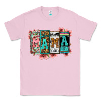 Bubblegum Pink license letters floral mama Classic Tee - Jasminsmagicworld