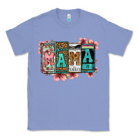Colony Blue license letters floral mama Classic Tee - Jasminsmagicworld