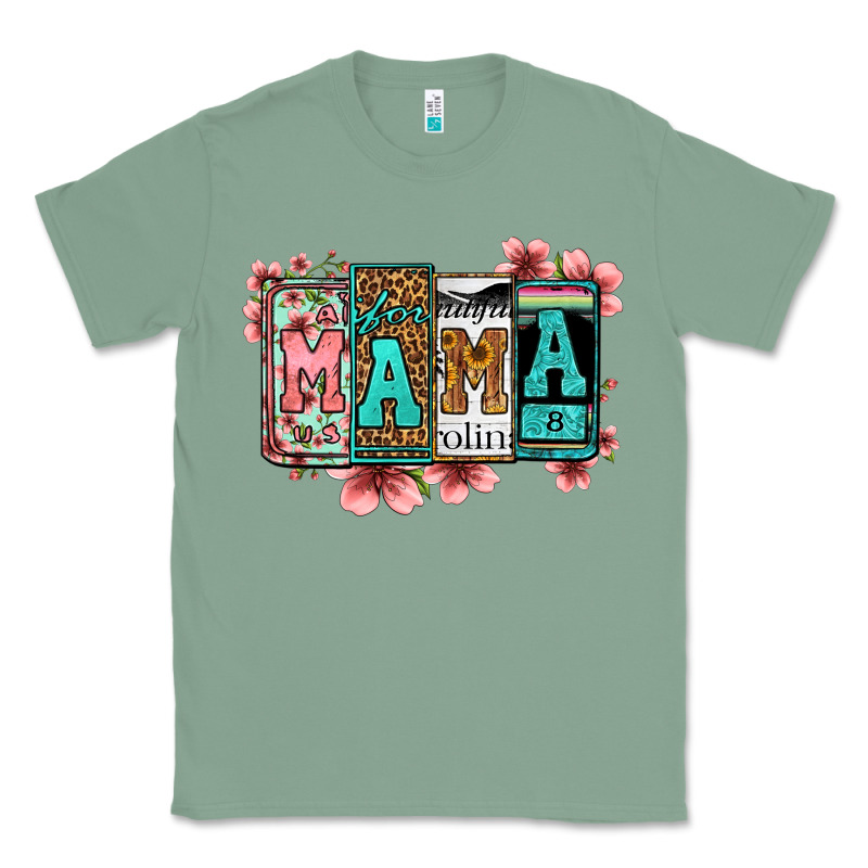 License Letters Floral Mama Classic Tee by Jasminsmagicworld | Teevron