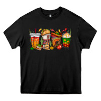 Black spanish teacher coffee cups Heavy Core Tee - texasbilliewilder