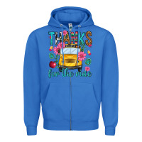 True Royal thanks for the ride Zipper Hoodie - NancyCooperArtShop