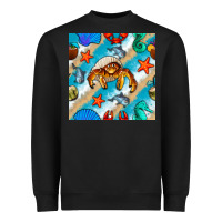 Black sea animals Heavyweight Sweatshirt - BundleAndBundleShop