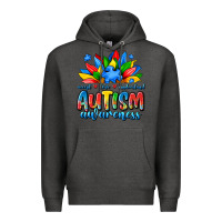 Charcoal Heather autism awareness accept love understand Premium Hoodie - JahusDesignShop