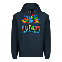Navy autism awareness accept love understand Premium Hoodie - JahusDesignShop