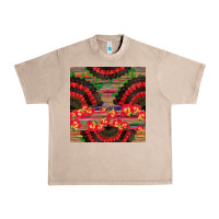 French Oak spanish hand fan seamless pattern Urban Heavy Tee - BundleAndBundleShop