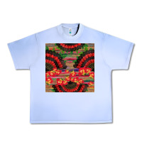 Grape Ice spanish hand fan seamless pattern Urban Heavy Tee - BundleAndBundleShop