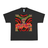 Pigment Black spanish hand fan seamless pattern Urban Heavy Tee - BundleAndBundleShop
