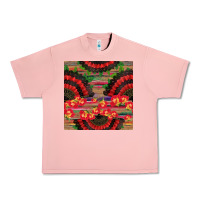 Salmon spanish hand fan seamless pattern Urban Heavy Tee - BundleAndBundleShop