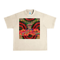 Sandshell spanish hand fan seamless pattern Urban Heavy Tee - BundleAndBundleShop