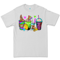 Dove Grey nail art coffee cups Premium Tee - Zillion Design Studio