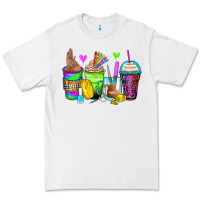 White nail art coffee cups Premium Tee - Zillion Design Studio