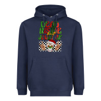 Navy dead inside but jolly af Heavyweight Hoodie - BarkalooDesign