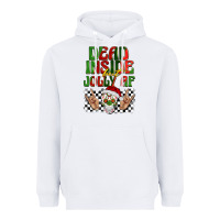 White dead inside but jolly af Heavyweight Hoodie - BarkalooDesign