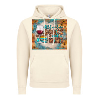 Vintage Artic all i need are books and wine Vintage Hoodie - JahusDesignShop