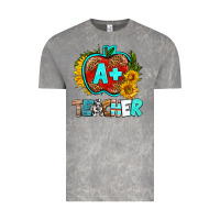 Cloud Rock a+ teacher apple Vintage Tee - BundleAndBundleShop