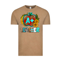 Vintage Coffee a+ teacher apple Vintage Tee - BundleAndBundleShop