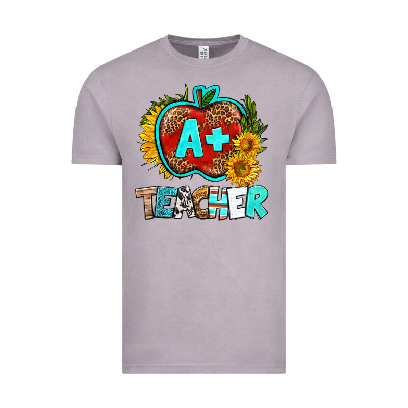 A+ Teacher Apple Vintage Tee by BundleAndBundleShop | Teevron