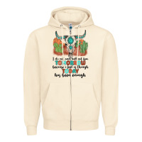 Sandshell i do not and will not fear tomorrow Zipper Hoodie - MaliasSmallBusiness