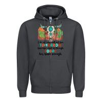 Smoke i do not and will not fear tomorrow Zipper Hoodie - MaliasSmallBusiness