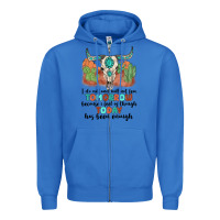 True Royal i do not and will not fear tomorrow Zipper Hoodie - MaliasSmallBusiness