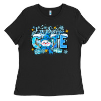 Black i'm snow cute Ladies Tee - Zillion Design Studio